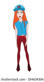 Girl in the cap