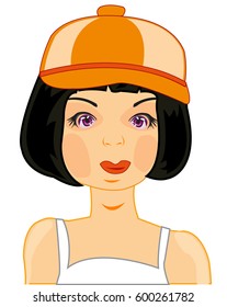 Girl in cap