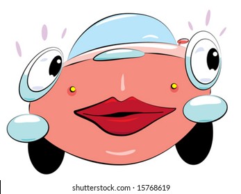Girl car