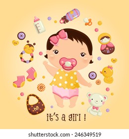 It's a Girl Card