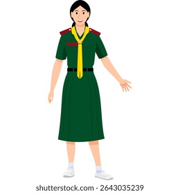 girl cartoon Asian character modern style avatar for social media, website, app, brochure, flyer and presentation design, etc.