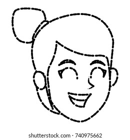 Girl cartoon face