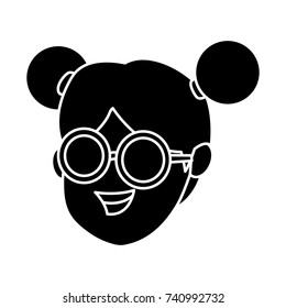 Girl cartoon face