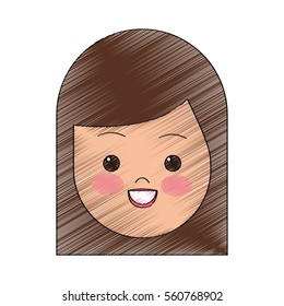 Girl cartoon icon