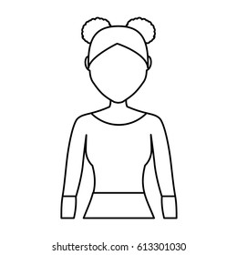 girl cartoon icon