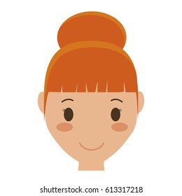 girl cartoon icon