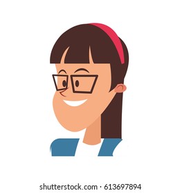girl cartoon icon