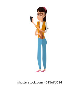 girl cartoon icon