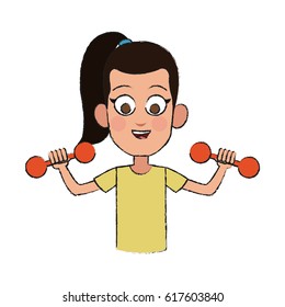 girl cartoon icon