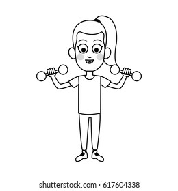 girl cartoon icon