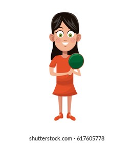 girl cartoon icon