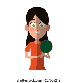 girl cartoon icon