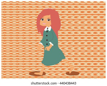 girl cartoon vector