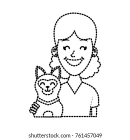 Girl with cat