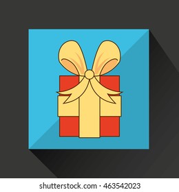 girl in a celebration party icon, vector illustration