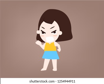 girl character vector