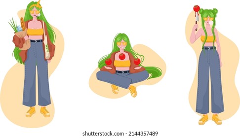 girl character who loves tomatoes