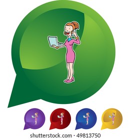 Girl Chatting
