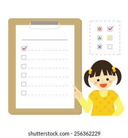 1,914 Kids checklist Images, Stock Photos & Vectors | Shutterstock