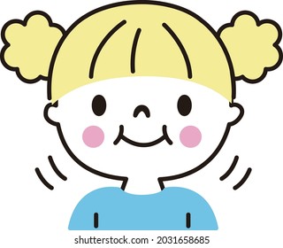 Girl chewing and eating well  svg