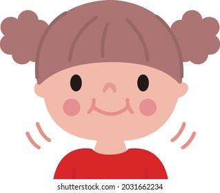 Girl chewing and eating well  svg