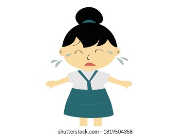 Girl Chibi Character Vector 17