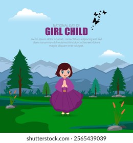 Girl Child Day is a day dedicated to promoting the rights, education, and empowerment of girls.