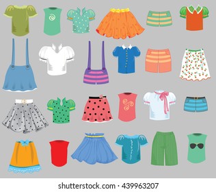 Girl clothes collection