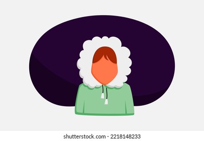 girl with coat in the middle of winter vector illustration. winter and cool illustration for web design, poster, and banner