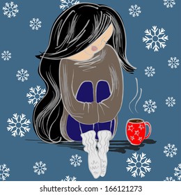 Girl With Coffee Cup