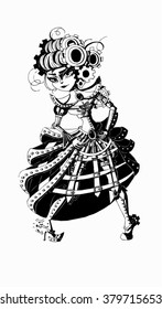 girl with cog
