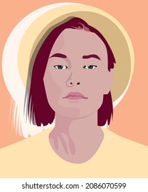 Girl Colorful Girl Backround , illustration