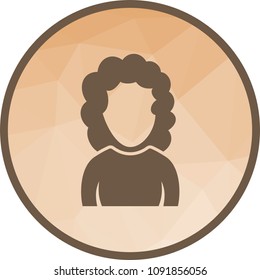 Girl with Curly Hair