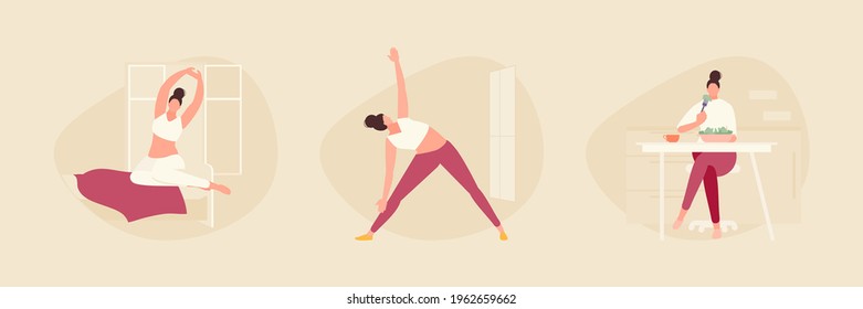 Girl daily routine and lifestyle