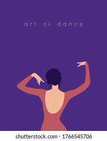 Girl in dance, movement, body dynamics, dance styles, contemporary, girl in dress, hands on top
