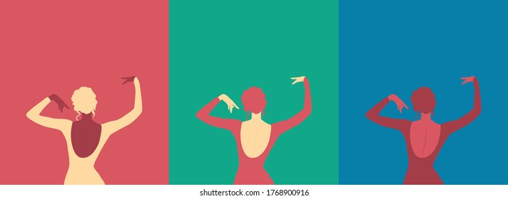 Girl in dance, movement, body dynamics, dance styles, contemporary, girl in dress, hands on top
