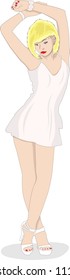 Girl in dancing