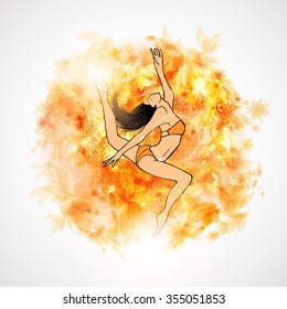 Girl dancing