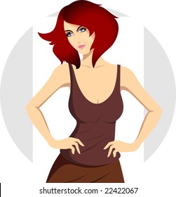 girl dancing in a white shade background	