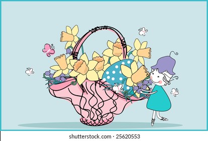 canasta de Pascua