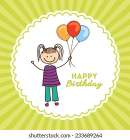 girl design , vector illustration