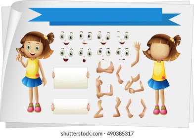 human body parts clipart