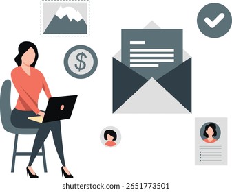 The girl is diligently engaged in her tasks, showing enthusiasm and focus. Her active participation and dedication are evident as she works efficiently and purposefully.