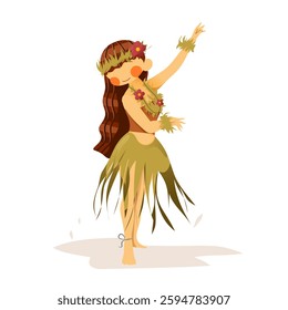 Girl do Hawai Hula dance