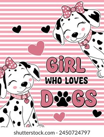 girl dog graphic tees for girl cute