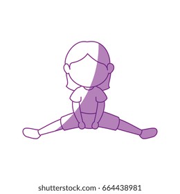 Girl doing aerobics