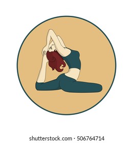 Girl doing yoga
