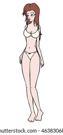 girl draw