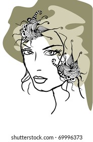 girl drawing