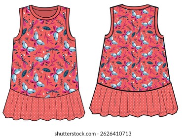 girl dress design. pattern design, fashion and more